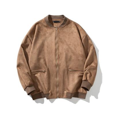 China Custom OEM windproof genuine leather jacket plus size bomber jacket fashion streetwear coat leather jacket for men for sale