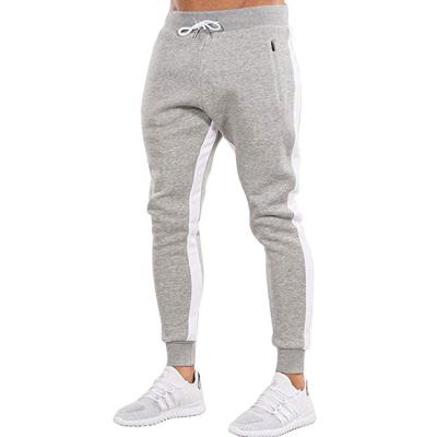 China Custom LOGO Men's Anti-Static Zipper Pockets Slim Fit Workout Gym Running Jogger Pants for sale