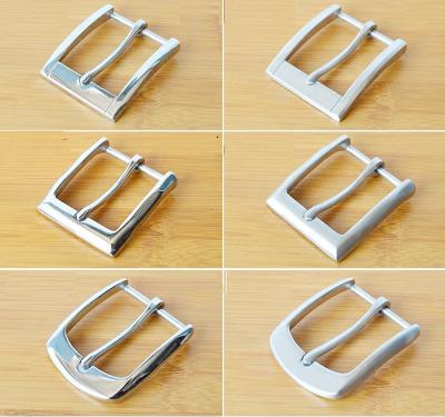 China High Quality Stainless Pin Buckle 40mm Inner Size Mens Pin Buckles, Custom Stainless Pin Belt Buckles for sale