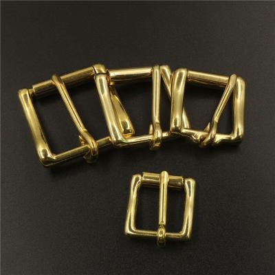 China Pin Buckle Inner Size Solid Brass Pin Buckles High Quality 13mm 16mm 20mm 25mm 32mm 38mm for sale