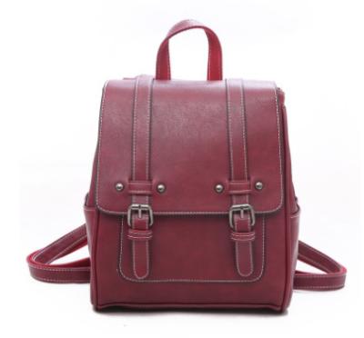 China PU Leather Classic Casual Ladies Backpack Student Backpack Others Fashion Small Double Backpack Women's Bag for sale