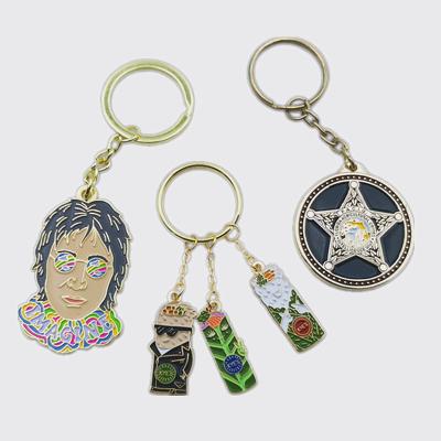 China Wholesale Key Ring Souvenir Logo Key Chain Metal Promotion Cheap Custom Key Chain Manufacturers for sale