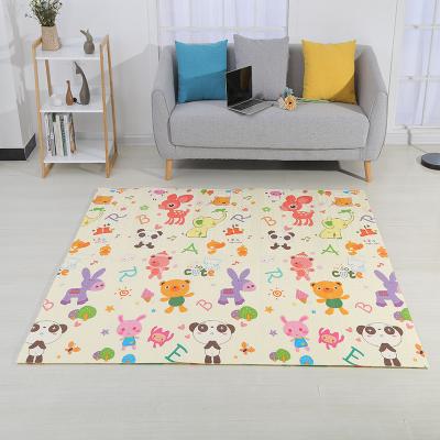 China Toy Factory Educational Baby Play Mat Folding Baby Crawling Game Eco-Friendly Soft Feeling Portable Mat for sale