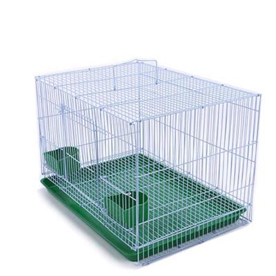 China Custom Logo Folding Cage Bird Stainless Steel Budgie LoveBird Aibaoer Bird Cage In Karachi/ en venta