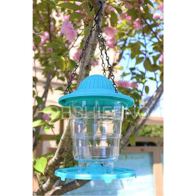 China Automatic Bird Feeder Hanging Feeder Outdoor Garden Steel Hanger Hanging Bird Feeder en venta