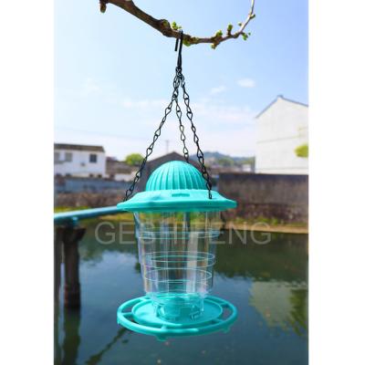 China Bird Feeder Hanging Feeder Automatic Outdoor Garden Steel Hanger Hanging Bird Feeder zu verkaufen