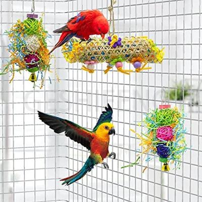 China Cheap Factory Price Bird Toy Beads Parrot Cute Pastel Bird Toys Parrot Parrot Helmet Toy Bird for sale