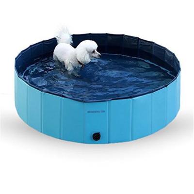 China High Quality Foldable Dog Pool Folding Dog Pvc Bath Inflatable Swimming Foldable Dog Pool // Te koop