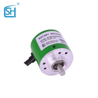 China Rotary Shaft 6mm 8mm Type Rectangular Wave Position Sensor AB Incremental Encoder for sale