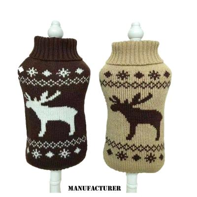 China Viable Manufacturer Custom Patterns Warm Soft Dog Kint Sweater Winter Pet Clothes for sale