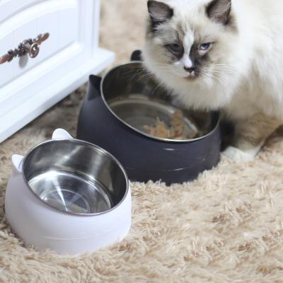 China Sustainable Pet Bowl Cat Dog Stainless Steel Feeder Bowls Pet Food Water Bowls for sale