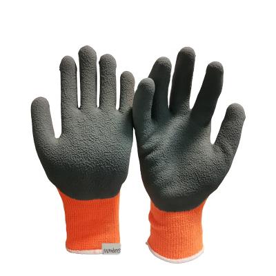 China OEM Work Outdoor Sports Protective General Purpose Safety Coated Acrylic Latex Foam Gloves, Latex Foam & Acrylic Terry Fleece, Extra Warm for sale