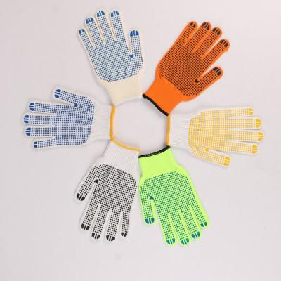 China General Purpose Cotton Cloth Gloves Safety Wholesale Price Custom Dipped Work Work Gloves for sale