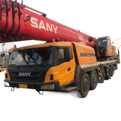 China Sany architecture 125tcrane 100ton sany used crane for sale STC1000 QY100K 130K five booms for sale