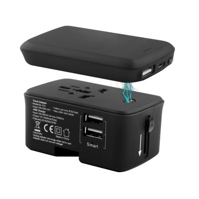 China 2019 New Products Convenient Innovative Product Universal Travel Adapter With Power Bank Charger for sale