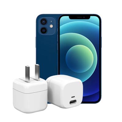 China Portable Mobile Phone USB Type C Power Adapter PD 20W Mini Quick Wall Charger Power Adapter Desktop For Mobile Phone for sale