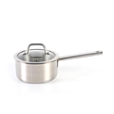 China Sustainable Kitchen Single Handle Stainless Cooking Pot Kitchen Pots My Home Stainless Steel Pot Set for sale