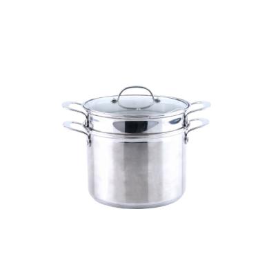 China Various styles stainless steel steamer and cooking pot viable for sale