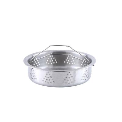 China Viable Collapsible Handle Food Stainless Steel Dim Sum Steamer for sale