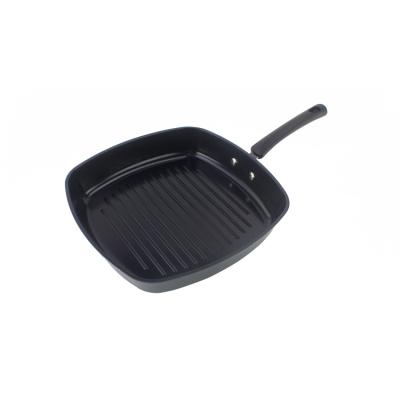 China Sustainable 28 Ceramic Coating Aluminum Nonstick Square Grill Pan for sale