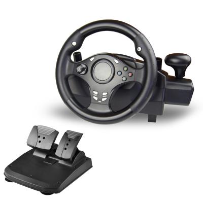 China For racing game china wholesales 7 in 1 racing wheel in usb jobstick steering wheel pc game for sale