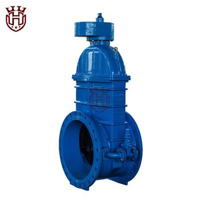 Chine BS5163 Spur gear Resilient Seated Gate Valve with bypass à vendre