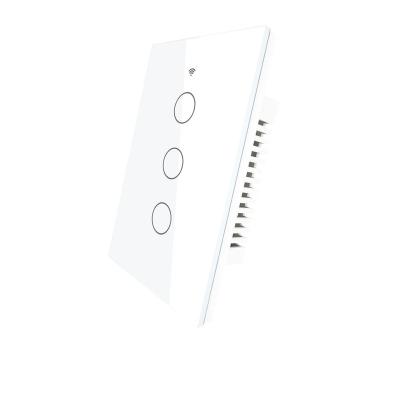 China Tuya Smartlife APP Smart Lamp Switch APP WiFi Remote Control Works With Voice Control Smart Electric Switches for sale