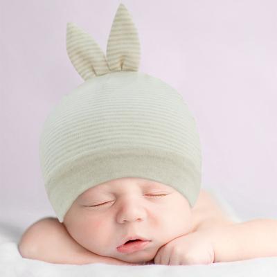 China Eco - Friendly 100 % Cotton Organic Baby Knotted Knitted Hat Wholesales for sale