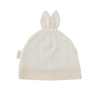 China 100% Eco-Friendly Factory Wholesale Custom Plain Color Bamboo Organic Cotton Baby Beanies Hats Newborns for sale