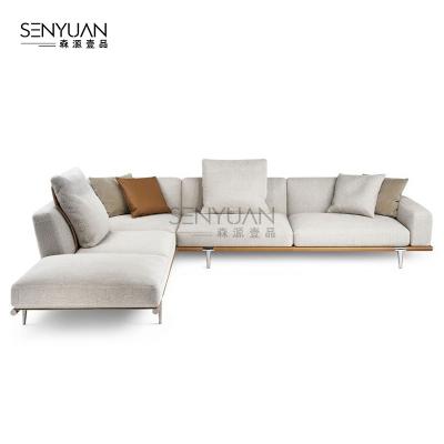 China Poltrona Lady's other hot sale Italian minimalist all-leather sofa for luxury villa private order for sale