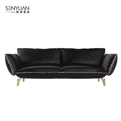 China Versace Classic Straight Home Extended Row High End Custom Made Fabric Couch Furniture For Villa And Luxurious Residence for sale