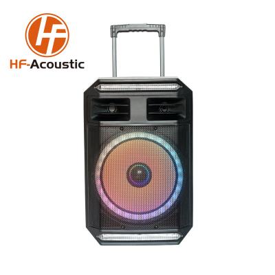 China Hot selling outdoor use 15 inch trolley multifunctional speaker HF1522C HF1522C for sale