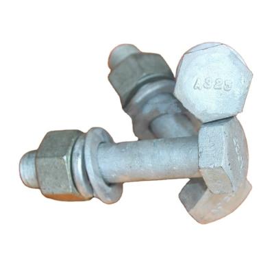 China Construction Hot Dipped Galvanized Carbon Steel Wedge Anchor Expansion Anchor Hex Bolts for sale