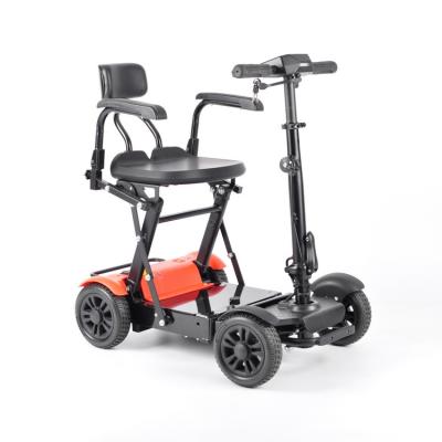 China Handicap Convenient Folding Adjustable Electric Adult Frame Front And Rear Scooter for sale