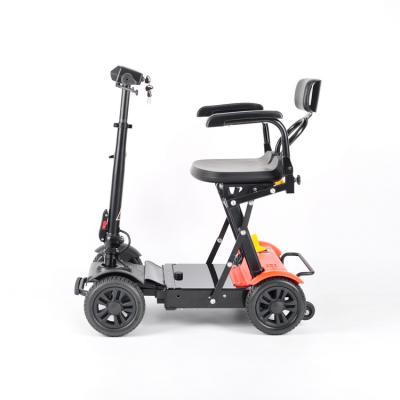 China Convenient Folding Electric Handicap Adjustable Frame Front And Rear Scooter for sale