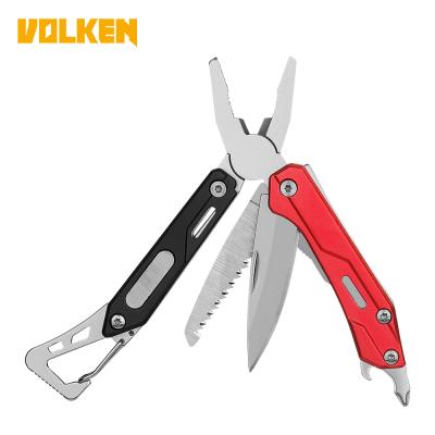 China New Outdoor Multifunctional Mini Pliers 9 Steel 1Stainless Bend Pliers Pocket Camping Portable Pliers for sale