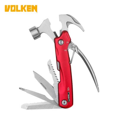 China Modern Multitool Outdoor Camping MultifunctionalClawhammerSurvival Combination Tool With Screwdriver Saw Bottle Opener for sale