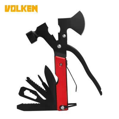 China High efficiency factory direct outdoor multifunctional hammer safety camping universal tool 17 in 1 folding knife tool pliers for sale