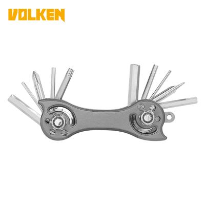 China Easy operation exquisite gift bicycle multi-function tool 11 in-one hexagon wrench factory direct sales can be customized logo for sale