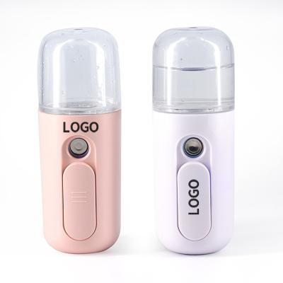 China Nourishing Facial Care Devices USB Rechargeable Nano Spray Apparatus Mini Face Steamer Moisturizing Convenient SprayerFacial Set Beauty for sale