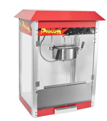 China 8oz Snack Machines Commercial Popcorn Machine Maquina De Pipoca With Cheap Commercial Supply Tempered Glass for sale