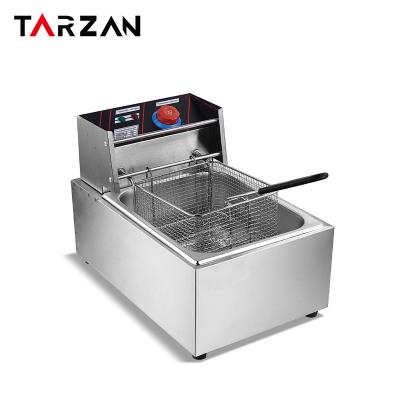 China Factory New Professional Commercial Restaurant Stainless Steel Automatic Electric Deep Fryer for sale