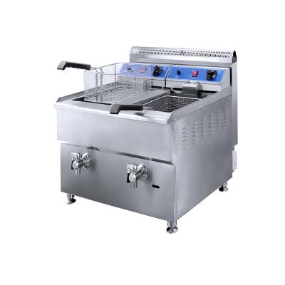 China LPG commercial gas fryer-2*18L double tanks deep gas deep fryer - TGF-182 680*615*630mm for sale