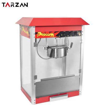 China Snack Factory Strong Structure Kettle 8oz Popcorn Machine Price Commercial Popcorn Making Machine With Safe Organic Glasses Make Popcorn for sale