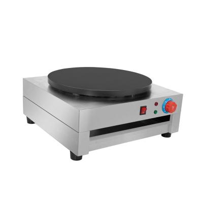 China Hotel Electric Crepe Maker Professional Pancakes Making Machine Single Head Pancake Machine With CE for sale