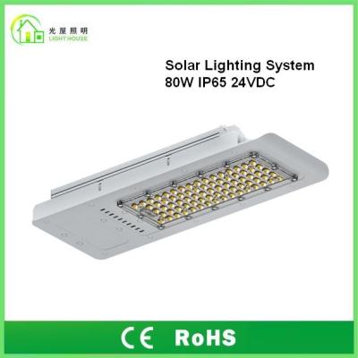 China 80W Led Street Light IP65 / High Power Integrated Solar Powered Street Lamps for sale