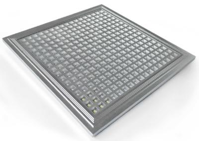 China IP65 Hydroponic Dimmable LED Grow Lights PPMA Cover , 300*300*10mm for sale