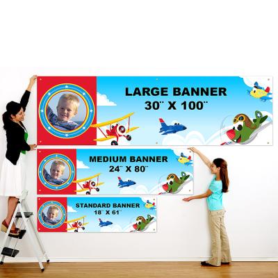 China Custom Plastic Factory Lowest Price Any Size Advertising Banner Sign Printing PVC Flex Banner for sale