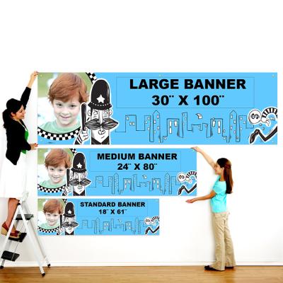 China Outdoor Advertising Cable PVC Vinyl FLYING Banners With Digital Printing for sale