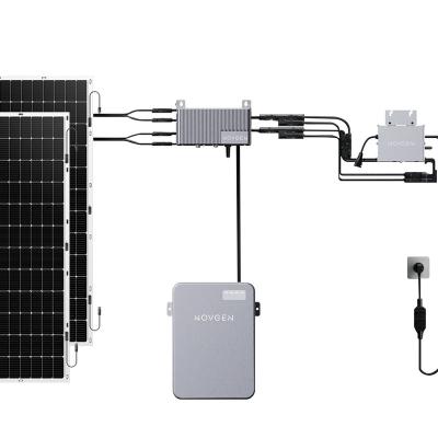 China NOVGEN microinverter solar   inverter 800W Solar Micro Inverter with storage battery and  Internal Wifi Monitor 268mm*250mm*42mm for sale